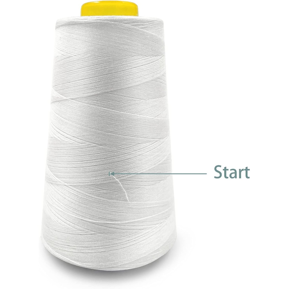 4 Cones of 3000 Yards Each Spo - Serger Thread Cone ulasan dan harga