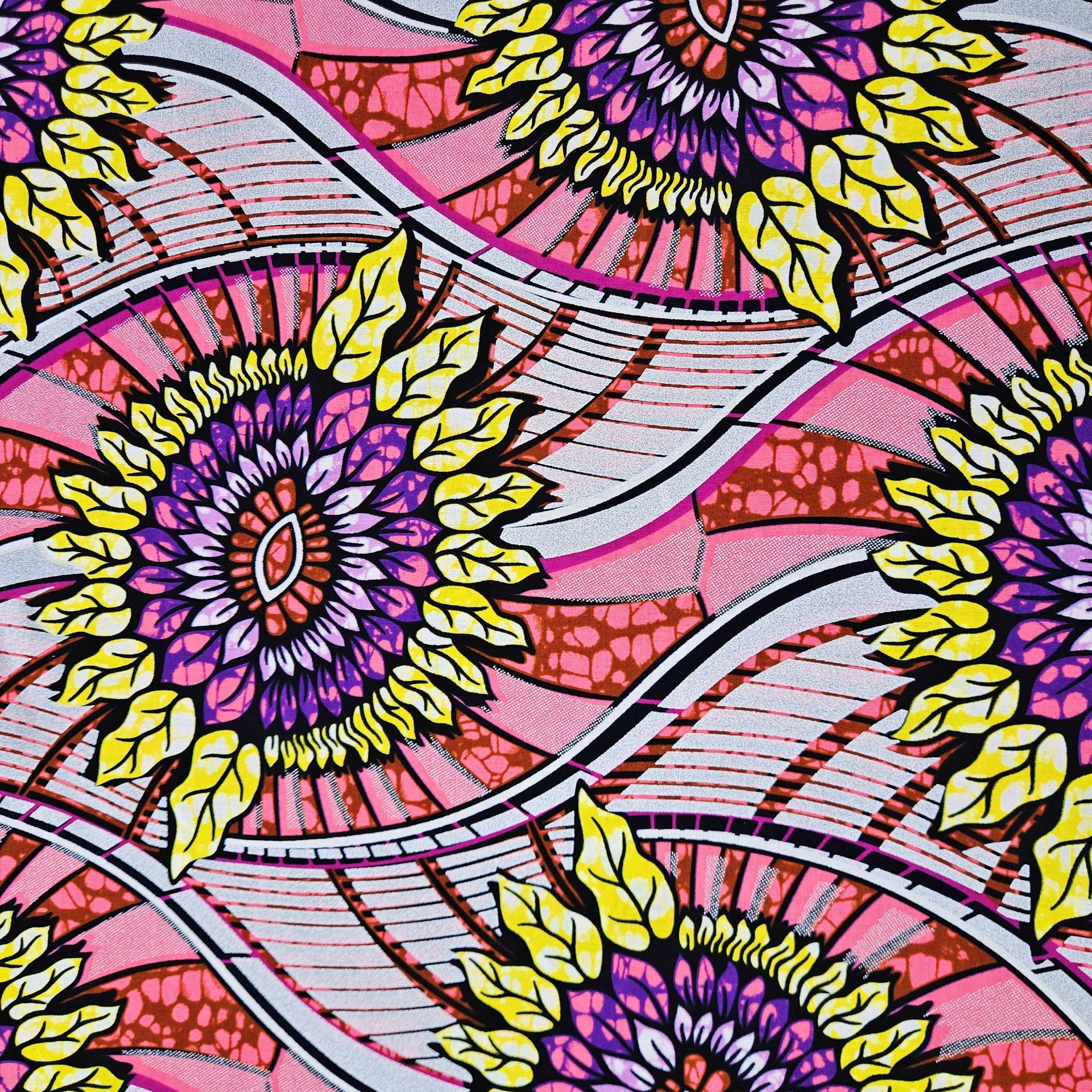 6Yards Long Cotton African Sty - Sewing Batik ulasan dan harga